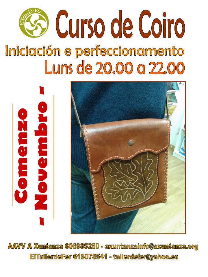 cartel curso cuero a xuntanza 2014-15